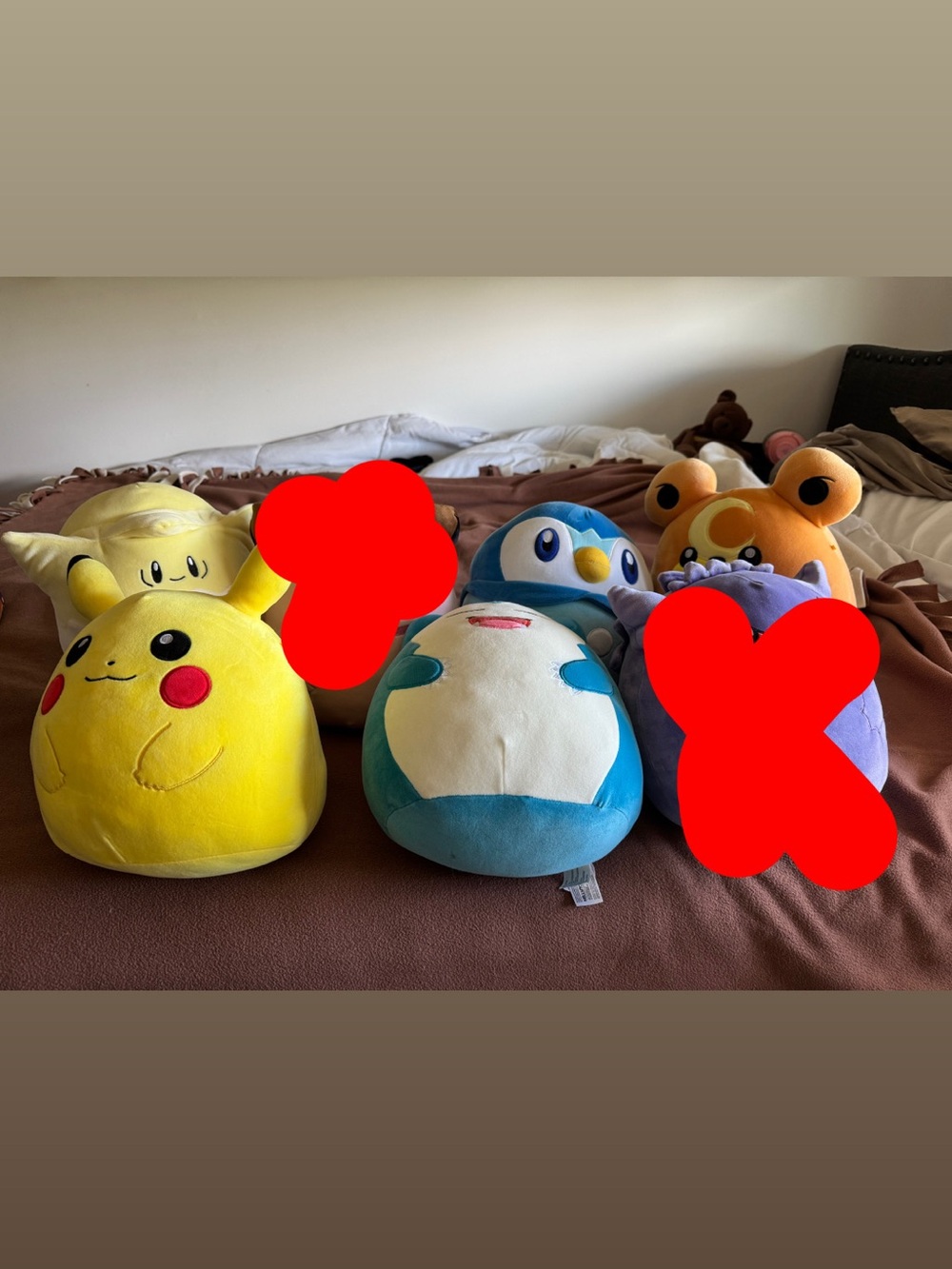 POKEMON Squishmallow Lot